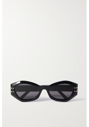 DIOR Eyewear - Diorsignature B1u Cat-eye Acetate Sunglasses - Black - One size