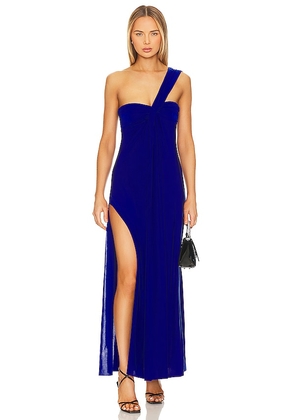 MISA Los Angeles Thora Dress in Royal. Size L, S, XL.