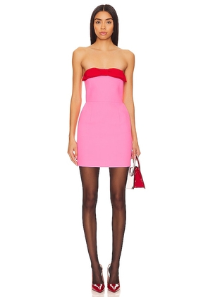 The New Arrivals by Ilkyaz Ozel Elea Mini Dress in Pink. Size 34/XS, 38/M, 40/L.