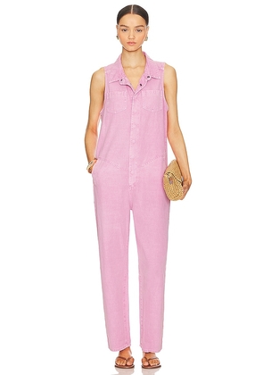 One Teaspoon Braxton Jumpsuit in Pink. Size S, XL, XS, XXL.