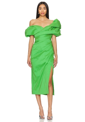 Rachel Gilbert Gia Dress in Green. Size 1, 2, 3.