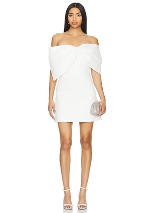 Rachel Gilbert Kace Mini Dress in Ivory. Size 2, 3.