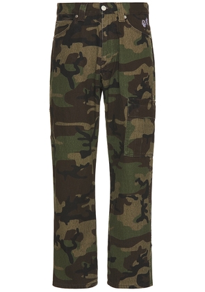 XLARGE Dice Painter Pants in Army. Size 32, 34, 36.