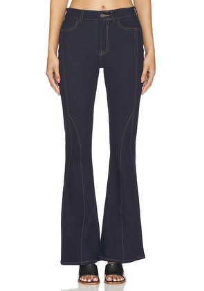 7 For All Mankind Seamed High Waisted Ali in Blue. Size 26, 27, 29.