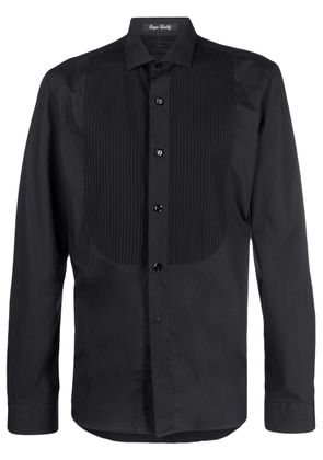 Philipp Plein Black Tie cotton shirt