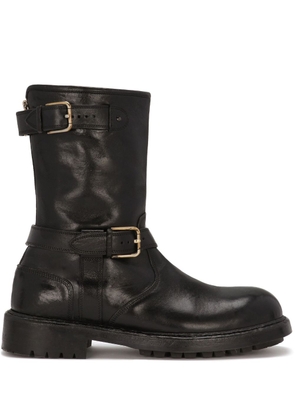 Dolce & Gabbana Horseride leather boots - Black