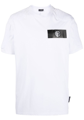 Plein Sport logo-patch short-sleeve T-shirt - White