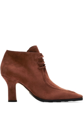 Burberry Storm suede ankle boots - Brown