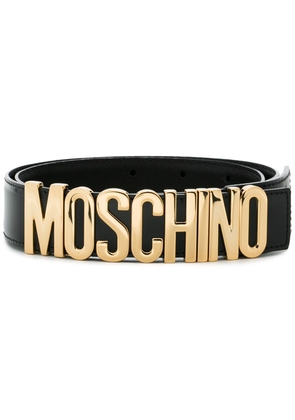 Moschino logo-embellished belt - Black