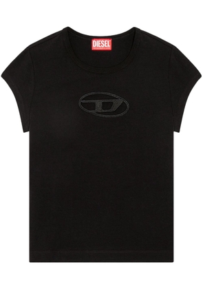 Diesel T-Angie cut-out logo T-shirt - Black