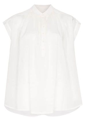 Nili Lotan oversized flared blouse - White