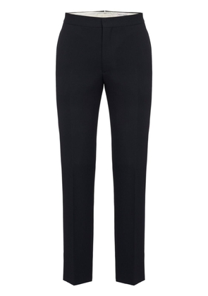 Alexander McQueen slim-fit tailored wool trousers - Black