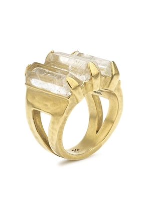 Goossens Stones rock crystal ring - Gold