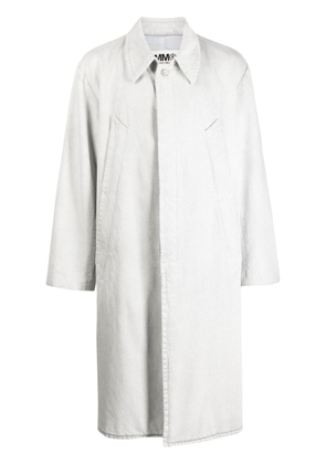 MM6 Maison Margiela single-breasted trench coat - White