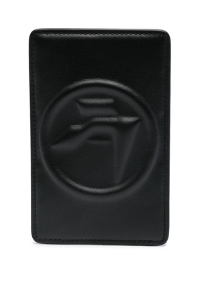 AMBUSH logo-embossed card holder - Black