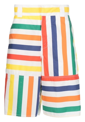 Sunnei stripe-print shorts - White