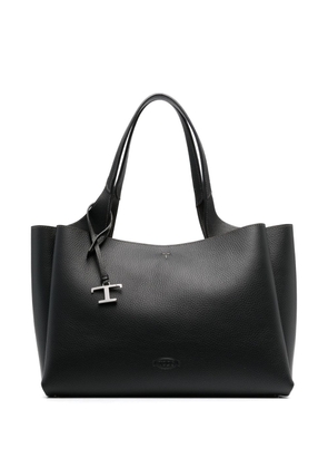 Tod's T-pendant leather tote bag - Black