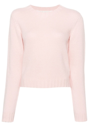 Palm Angels curved-logo wool-blend jumper - Pink