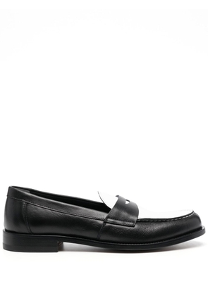 Scarosso two-tone loafers - Black
