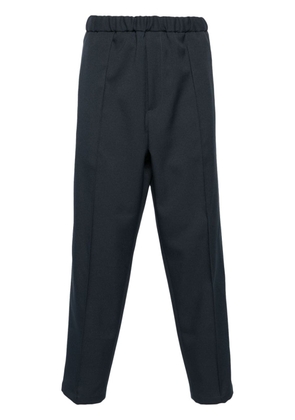 Jil Sander elasticated-waist tapered trousers - Blue