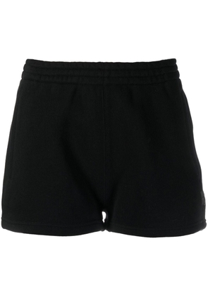 Alexander Wang cotton-blend track shorts - Black