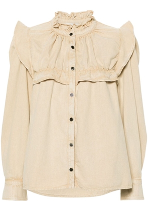 MARANT ÉTOILE Idety cotton blouse - Brown