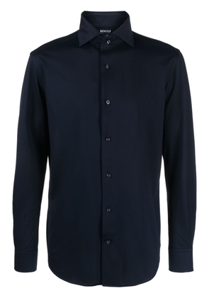 Boggi Milano long-sleeve button-up shirt - Blue