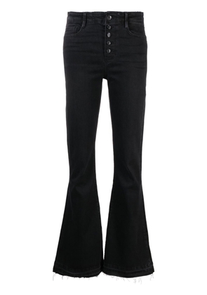 PAIGE flared-leg jeans - Black