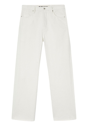 Jil Sander mid-rise straight-leg jeans - White