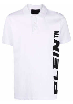 Philipp Plein logo short-sleeve polo shirt - White