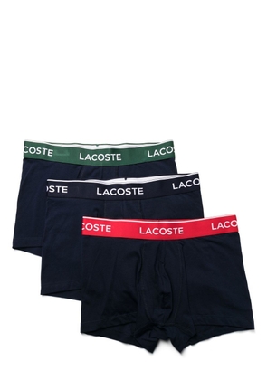Lacoste logo-waistband boxer 3-pack - Blue