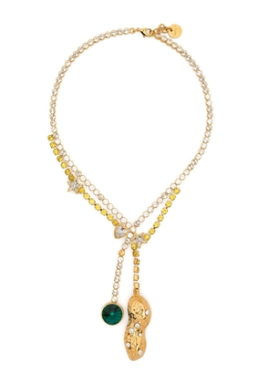 Marni double-pendant necklace - Gold