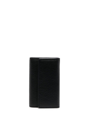 Maison Margiela leather keyring wallet - Black