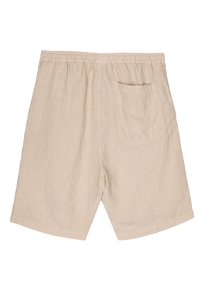 120% Lino linen bermuda shorts - Neutrals