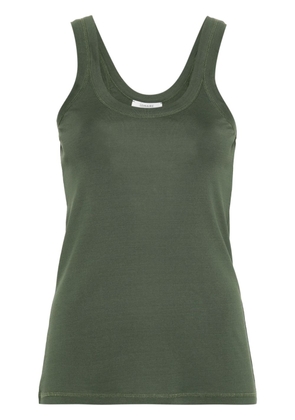 LEMAIRE ribbed cotton top - Green
