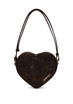 AMBUSH Heart leather shoulder bag - Black
