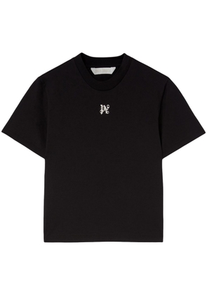 Palm Angels PA monogram cotton T-shirt - Black