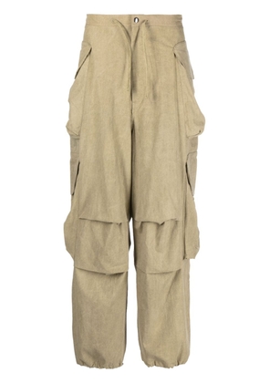 ENTIRE STUDIOS Gocar cotton-blend cargo trousers - Neutrals