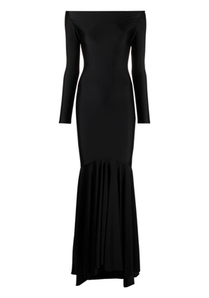 Atu Body Couture off-shoulder flared gown - Black