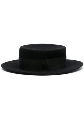 Maison Michel Kiki canotier hat - Black