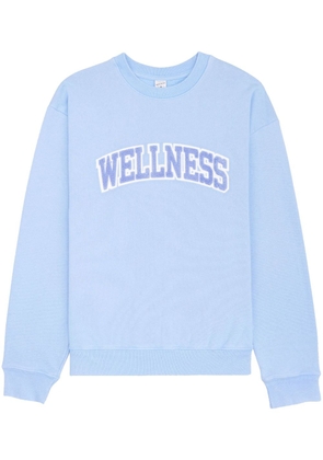 Sporty & Rich Wellness cotton sweatshirt - Blue