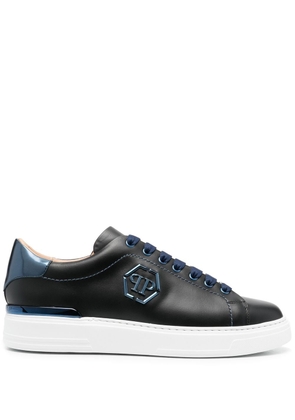 Philipp Plein side Hexagon logo-plaque sneakers - Blue