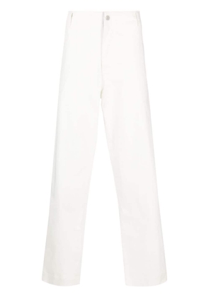 Emporio Armani Sustainable Collection straight-leg trousers - White