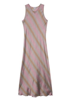 ASPESI striped maxi dress - Pink