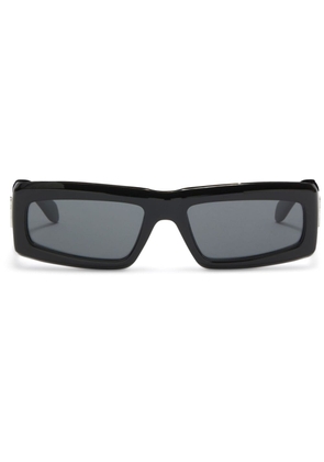 Palm Angels Yreka rectangle-frame sunglasses - Black