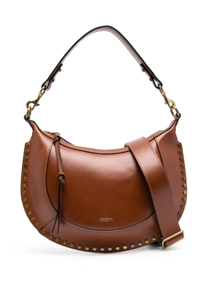 ISABEL MARANT Naoko studded leather tote bag - Brown