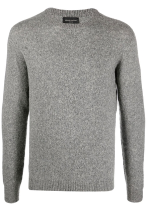 Roberto Collina knitted crew-neck jumper - Grey