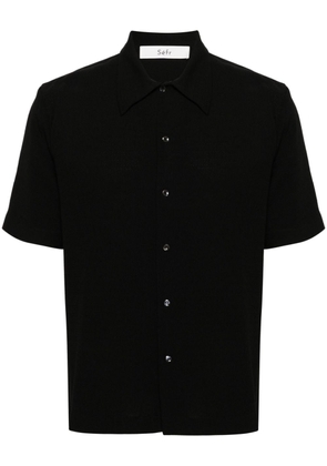 Séfr Suneham crepe shirt - Black