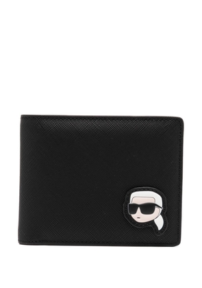 Karl Lagerfeld K/Ikonik 2.0 faux-leather wallet - Black