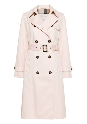 Barbour Greta double-breasted trench coat - Pink